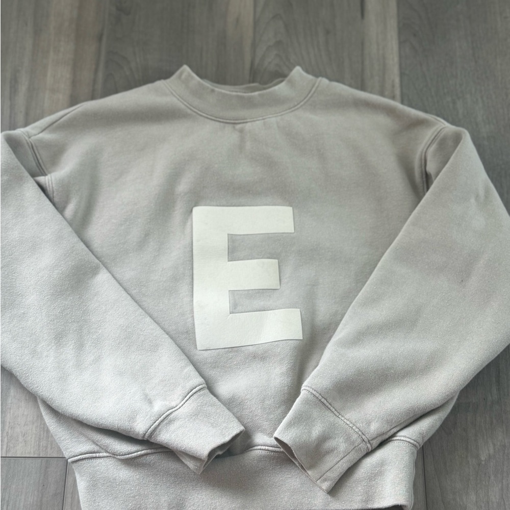 Kids Essentials Light Gray Crewneck